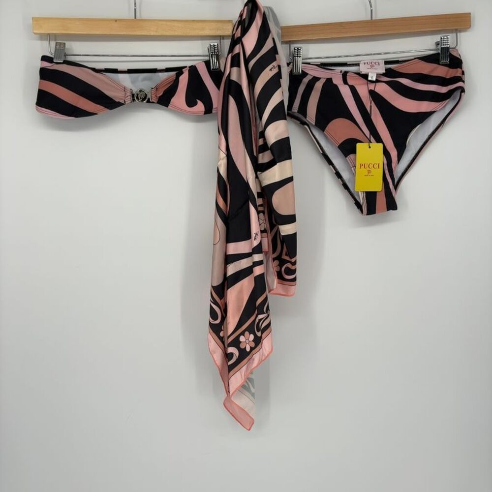 Emilio Pucci 3 Piece Swimsuit in Multicolor - Picture 1 of 7